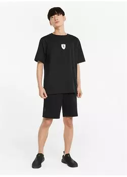 Черные мужские шорты 53333901 Ferrari Style Sweat Sho Puma, черный