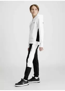 Черные мужские спортивные штаны с эластичной резинкой TERRY COLOR BLOCK REG. ДЖОГГЕР Calvin Klein, черный