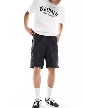 Черные нейлоновые шорты-карго Carhartt WIP Evers