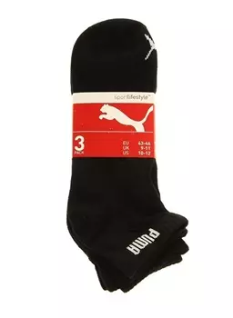 Черные носки-тройки унисекс Puma