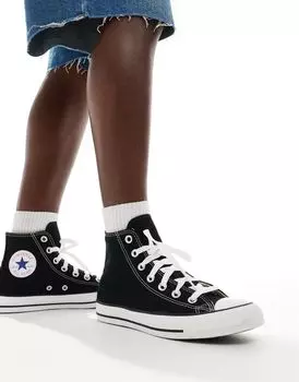 Черные парусиновые кроссовки Converse Chuck Taylor All Star Hi
