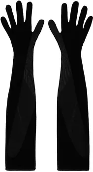 Черные перчатки Mugler Edition Wolford
