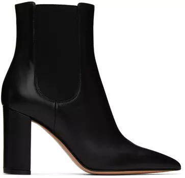 Черные перчаточные ботинки Gianvito Rossi