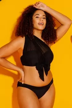 Черные плавки бикини Curvy Kate, черный