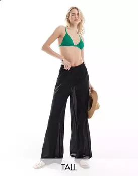 Черные пляжные брюки Vero Moda