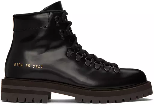 Черные походные ботильоны Common Projects