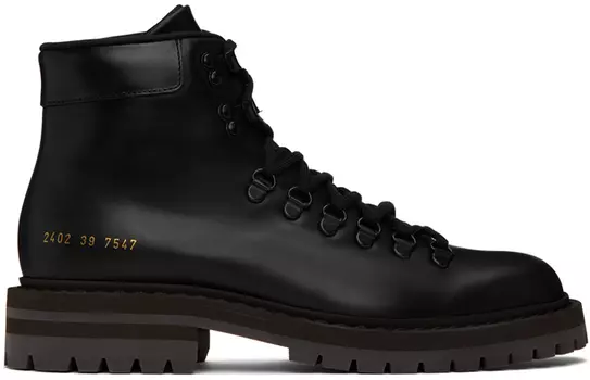 Черные походные ботинки Common Projects