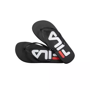 Черные полиэтиленовые сандалии Fila