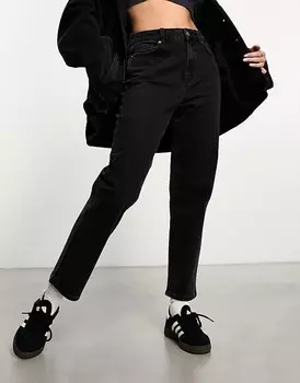 Черные прямые джинсы New Look