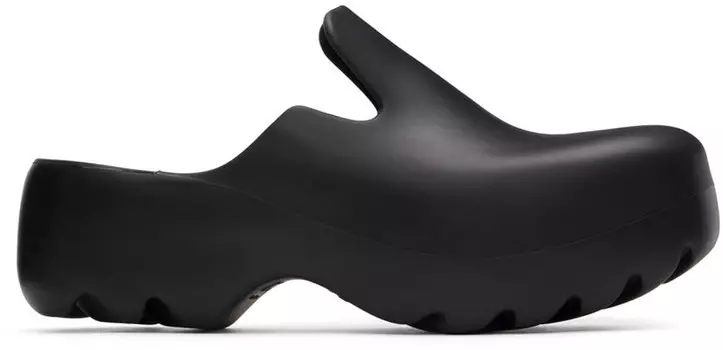 Черные резиновые сабо Flash Bottega Veneta