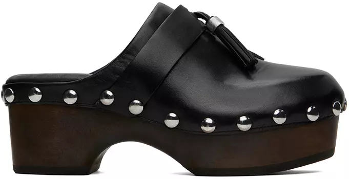 Черные сабо Johannes rag & bone