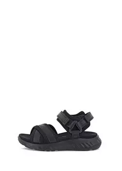 Черные сандалии для мальчиков SP1 Lite Sandal K Taupe Black Ecco, черный