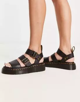 Черные сандалии Dr Martens Gryphon Quad