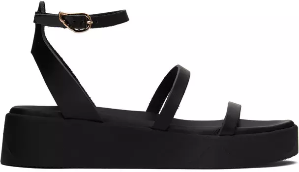 Черные сандалии Nassida Ancient Greek Sandals
