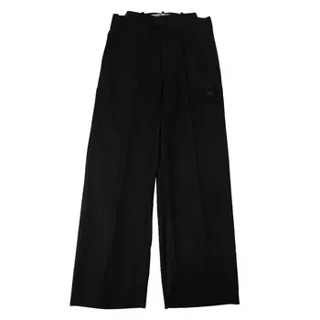 Черные широкие брюки Off-White, черный