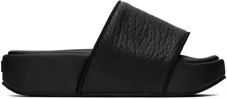 Черные шлепанцы на платформе Y-3