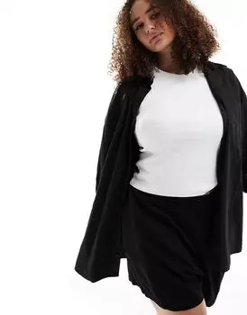 Черные шорты ASOS DESIGN Curve