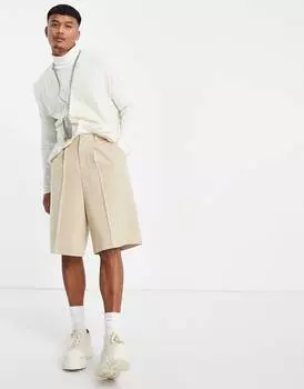 Черные шорты-бермуды ASOS DESIGN
