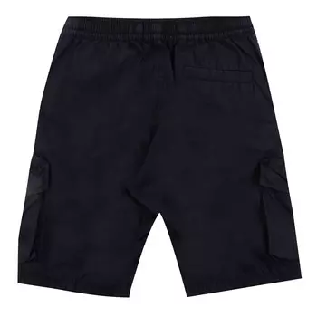 Черные шорты-бермуды Stone Island, черный