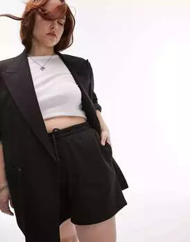 Черные шорты-джоггеры Topshop