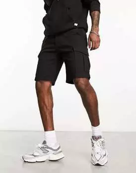 Черные шорты карго Jack & Jones Intelligence