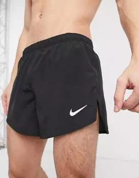 Черные шорты Nike Running Fast