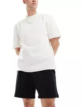 Черные шорты оверсайз ASOS DESIGN