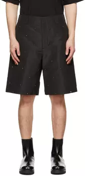 Черные шорты Rockstud Valentino