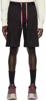 Черные шорты с кулиской Moncler