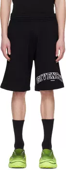 Черные шорты с вышивкой Givenchy