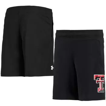Черные шорты Youth Under Armour Texas Tech Red Raiders Tech Under Armour