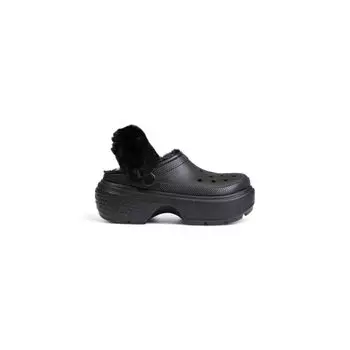Черные синтетические сандалии Crocs