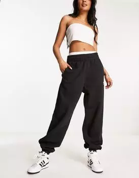 Черные спортивные штаны adidas