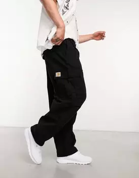 Черные свободные брюки-карго Carhartt WIP Cole