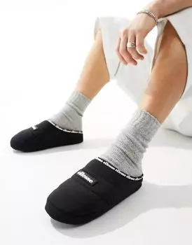 Черные тапочки ellesse Comoda