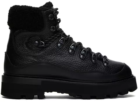 Черные треккинговые ботинки Moncler Peka