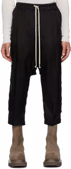 Черные укороченные брюки Rick Owens