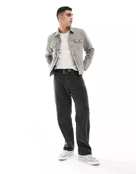 Черные вельветовые джинсы прямого кроя Levi's 568