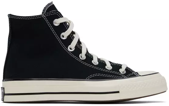 Черные высокие кеды Chuck 70 Converse, Black/Black/Egret
