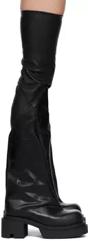 Черные высокие сапоги Богуна Rick Owens