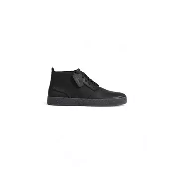 Черные замшевые ботинки Clarks