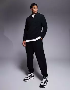 Черные зауженные джоггеры ASOS DESIGN