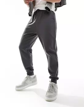 Черные зауженные джоггеры ASOS DESIGN Essential