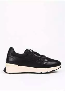 Черные женские кожаные кроссовки 33090 ZN Greyder, черный