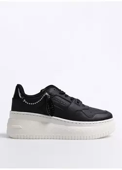 Черные женские кожаные кроссовки EN0EN02421BDS Tommy Hilfiger, черный
