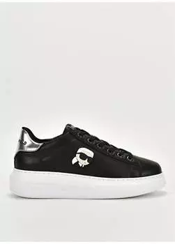 Черные женские кожаные кроссовки KL62530N 000 Karl Lagerfeld, черный