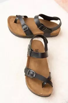 Черные женские сандалии Fox Shoes, черный