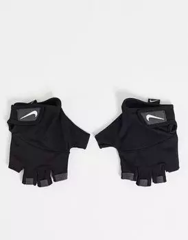 Черные женские спортивные перчатки Nike Training Elemental