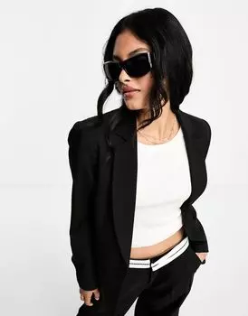 Черный блейзер Miss Selfridge