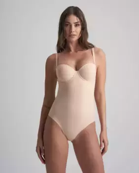 Черный боди Bye Bra, бежевый